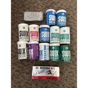 SWIX Cross Country Ski Wax Sweden Wax Mixed Lot Of 14